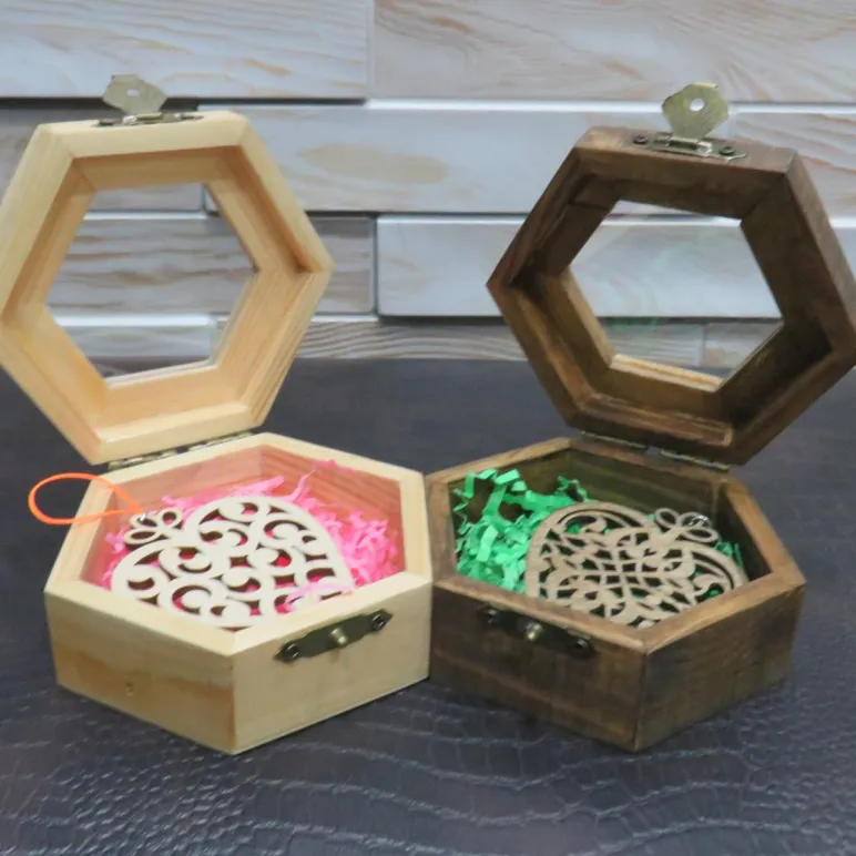 Подарочный набор «Дуэт Сердец» (Две шкатулки: Орех и Светлая)